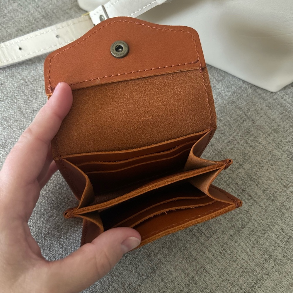 New Portland Leather Limited Edition Mini Crossbody Tote and Small Wallet - Picture 8 of 11